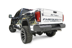 Fab Fours Red Steel Rear Bumper CH20-RT4950-1