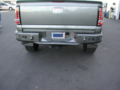 Fab Fours Heavy Duty Rear Bumper, 2-Stage Black Powder Coat CH99-W1250-1