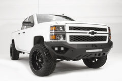 Fab Fours Vengeance Front Bumper, No Guard, 2-Stage Black Powder Coat CS14-D3051-1