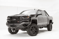 Fab Fours Vengeance Front Bumper, No Guard, 2-Stage Black Powder Coat CS16-D3851-1