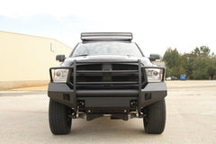 Fab Fours Elite Front Bumper, Full Grill Guard, 2-Stage Black Powder Coat DR13-R2960-1