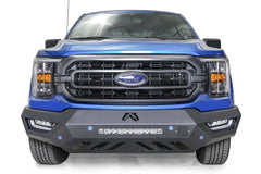 Fab Fours Vengeance Front Bumper, No Guard, Sensor Compatible, 2-Stage Black Powder Coat FF21-V5151-1