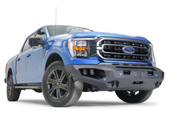 Fab Fours Matrix Front Bumper, No Guard, Sensor Compatible, 2-Stage Black Powder Coat FF21-X4751-1