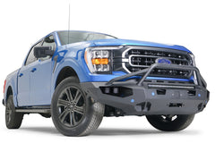 Fab Fours Matrix Front Bumper, Pre-Runner Guard, Sensor Compatible, Bare Steel FF21-X4752-B