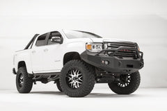 Fab Fours Premium Winch Front Bumper, Pre-Runner Guard, 2-Stage Black Powder Coat GC15-H3452-1