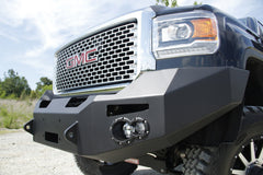 Fab Fours Premium Heavy Duty Winch Front Bumper, No Guard, 2-Stage Black Powder Coat GM14-A3151-1