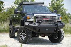 Fab Fours Elite Front Ranch Bumper, Pre-Runner Guard, 2-Stage Black Powder Coat GM14-Q3162-1