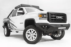 Fab Fours Vengeance Front Bumper, No Guard, 2-Stage Black Powder Coat GS14-D3151-1