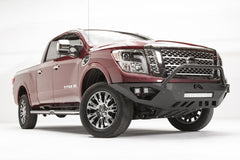 Fab Fours Vengeance Front Bumper, Pre-Runner Guard, Sensor Compatible, 2-Stage Black Powder Coat NT16-D3752-1