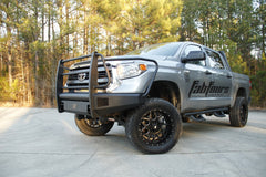 Fab Fours Elite Front Bumper, Full Grill Guard, 2-Stage Black Powder Coat TT07-R1860-1