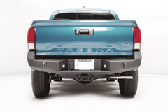 Fab Fours Premium Rear Bumper, Sensor Compatible, 2-Stage Black Powder Coat TT16-W3650-1