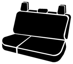 FIA Neo Neoprene Custom Seat Cover, Rear 60/40 Split Cushion, Black/Gray NP95-3GRAY