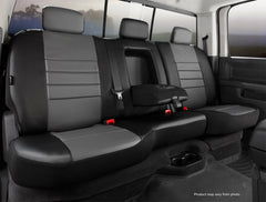 FIA LeatherLite Custom Seat Cover, 40/60 Split Seat, Black/Gray SL62-90GRAY
