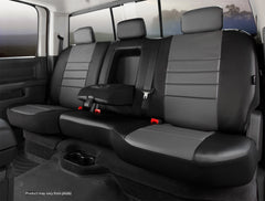 FIA LeatherLite Custom Seat Cover, 60/40 Split Seat, Black/Gray SL65-1GRAY