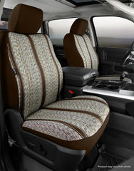 FIA Wrangler Custom Seat Cover, Front Bucket Seats, Brown TR47-70BROWN