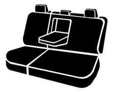FIA Wrangler Solid Custom Seat Cover, 60/40 Split Seat, Gray TRS42-79GRAY