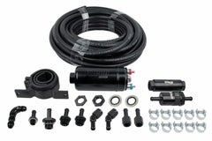 FiTech 31006 Go EFI 4 600 HP Power Adder Bright Alum EFI Sys w/ Inline Fuel Delivery Master