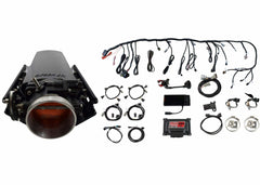 FiTech 70033 Ultimate LS 1000 HP EFI System w/ Long Runner Cathedral Intake and Transm Control
