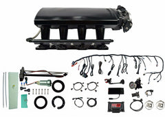 FiTech 76108 Ultimate LS 750 HP EFI System With Long Runner Cathedral Intake, In Tank 440 LPH