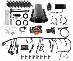 FiTech 78606 Ultimate LS Tall Master Kit 70006, 50015 Go-Fuel In-Tank Module, 54001 regulator
