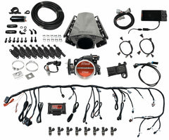 FiTech 79112 Ultimate LS Master Kit w/70012 Kit Plus Inline Fuel Pump Kit, w/ led coil pack