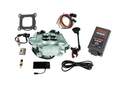 FiTech 93006 Go EFI 4 600 HP Power Adder Bright Aluminum EFI System With Go Spark CDI Box