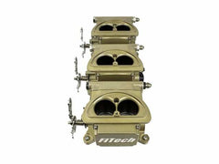 FiTech 93550 Go EFI 3x2 Tri Power 800 HP Classic Gold EFI System w/ Force Fuel Mini Delivery