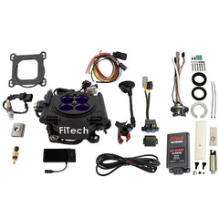 FiTech 96208 Mean Street 800 HP Matte Black EFI System Master Kit