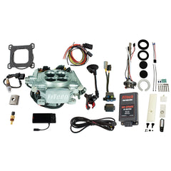 FiTech 96506 Go EFI 4 600 HP Power Adder Bright Aluminum EFI System Master Kit