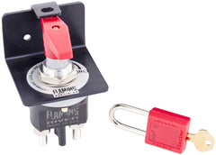 Flaming River FR1046 Matrix Battery Disconnect with Dual Pole Lock-Out and Silver Plated Pads