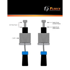 Fleece Performance Stainless Steel Universal Float Switch with Two-Pin Metripack Connector FPE-FS-UNIV-2M-SS