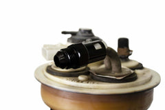 Fleece Performance 3/8 Inch Quick Connect to -8AN Male Adapter for OEM Dodge Ram Cummins Sending Unit pn fpe-qucon-oe-38