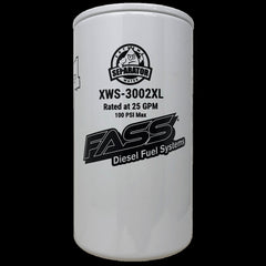 FASS Diesel Fuel Systems XWS-3002-XL Extended Length Extreme Water Separator