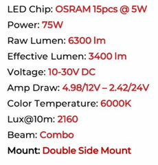 Go Rhino Light Bar 751052012CSS