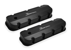 Holley Sniper EFI 890004B SNIPER BBC FAB ALUM VALVE CVR, BLK