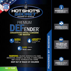 Hot Shots Secret Premium DEFender Crystal Eliminator & DEF Booster, 2.5 Gallon Jug DEFA-2.5G