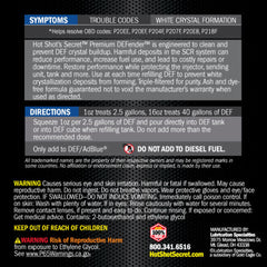 Hot Shot's Secret® Premium DEFender Crystal Eliminator & DEF Booster - 16 OZ Twin Neck