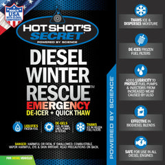 Hot Shots Secret DIESEL WINTER RESCUE Emergency Quick Thaw - 32 OZ DWR32Z