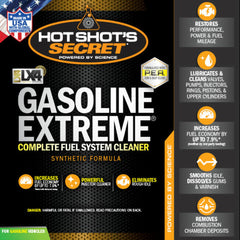 Hot Shots Secret GASOLINE EXTREME Complete Fuel System Cleaner - 12 OZ CAPLESS GE12Z