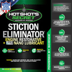 Hot Shots Secret STICTION ELIMINATOR Engine Oil Additive- 32 OZ HSS32Z