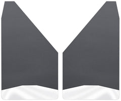 DISCONTINUED - Husky Liners 17151 Mud Flaps Universal Mud Flaps 14 Wide - Stainless Steel Weight Black