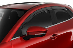 Husky Liners 2854129 Low Profile Ventvisor Deflector; Smoke; Outside Mount; 4 pc.