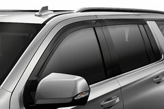 Husky Liners 2857088 Low Profile Ventvisor Deflector; Matte Black; Outside Mount; 4 pc.