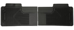 Husky Liners 52011 Heavy Duty Floor Mats 2nd Or 3rd Seat Floor Mats Black