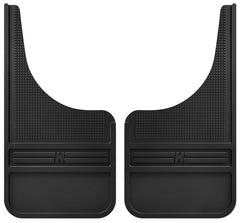 Husky Liners 55000 MudDog Mud Flaps Rubber Front Mud Flaps - 12IN w/o Weight Black