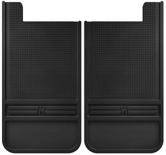 Husky Liners 55100 MudDog Mud Flaps Rubber Rear Mud Flaps - 12IN w/o Weight Black