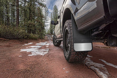 Husky Liners 55101 MudDog Mud Flaps Rubber Rear Mud Flaps - 12IN w/ Weight Black
