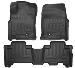 Husky Liners 99571 Weatherbeater Series Front and 2nd Seat Floor Liners Black