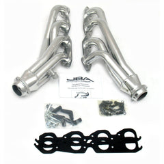 JBA Performance Exhaust 1822SJS 1822SJS 1 1/2 inch Shorty Stainless Steel 96-00 GM Truck 7.4