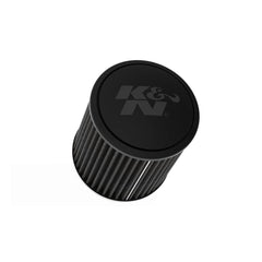 K&N Dryflow Universal Clamp-On Air Filter, 3 in. Flange, 6 in. Base, 5-1/4 in. Top, 6-1/4 in. Height RU-3108HBK